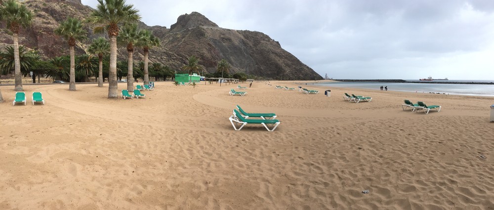 Playa de Las Teresitas in Santa Cruz is the most beautiful beach on the Canary island Tenerife.