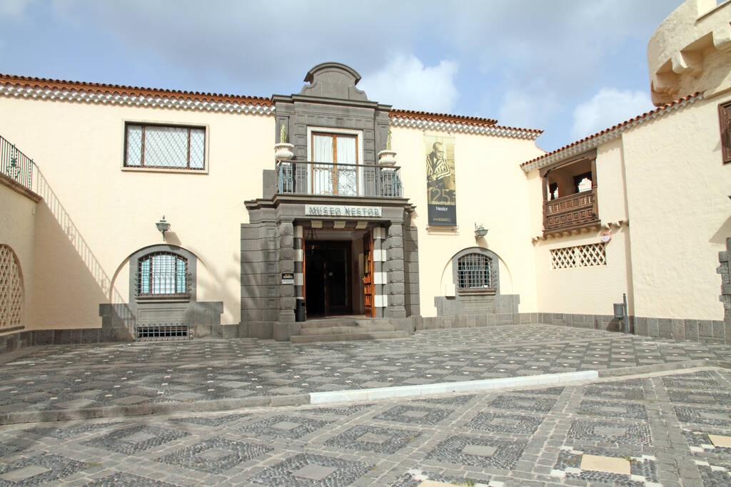 Canarian architecture Pueblo Canario  in  Las Palmas  Grand Canary Spain