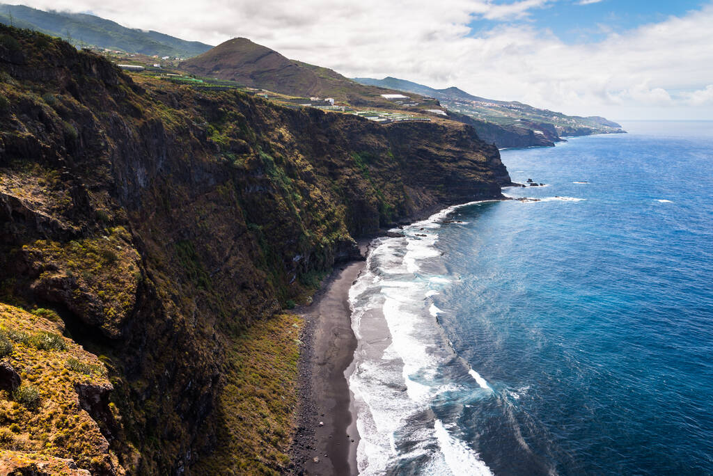 Beautiful cliffs on the island La Palma.