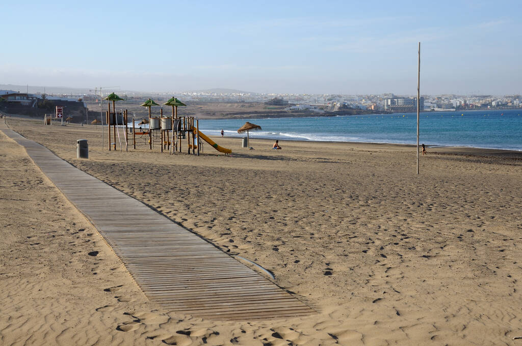 Playa blanca near Puerto del Rosario, Canary Island Fuerteventura, Spain