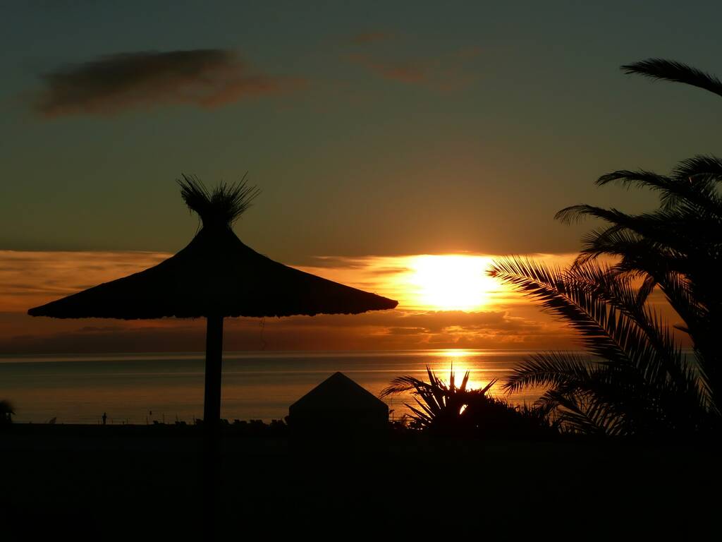 Sunset in Costa Calma, Fuerteventura.