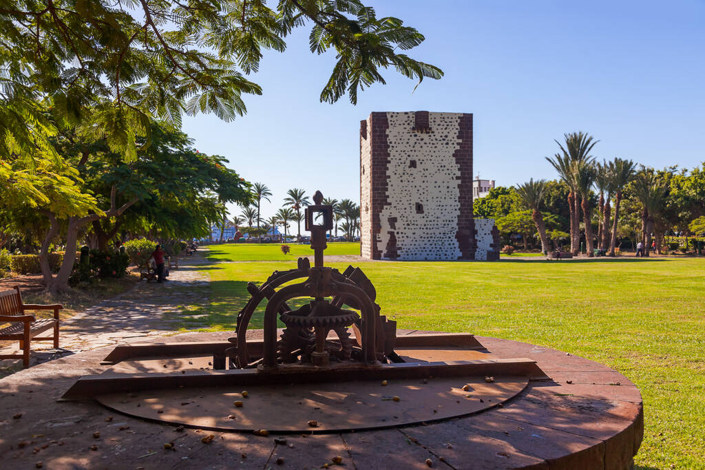 Tower Torre del conde in San Sebastian - La Gomera Island - Canary Spain