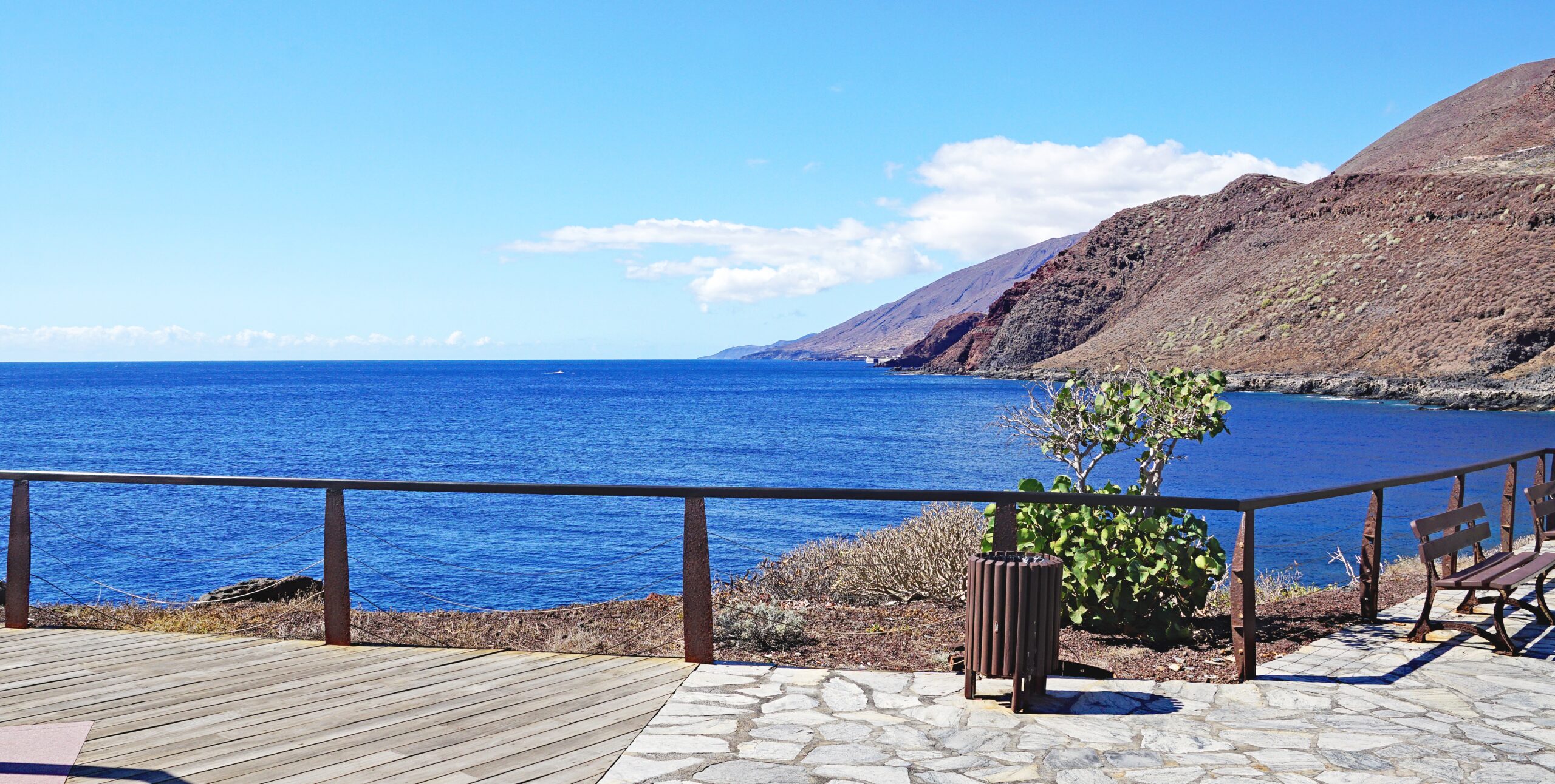 Promenada i baseny La Caleta, Valverde, El Hierro, Santa Cruz de Tenerife, Wyspy Kanaryjskie