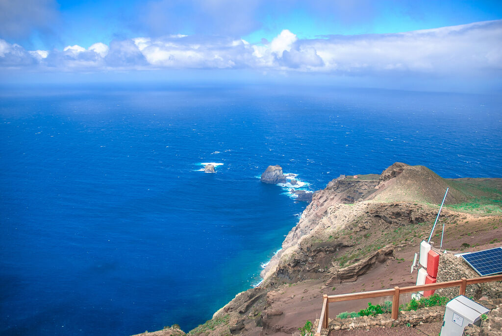 View of Roque Muchachos from Mirador de la Peña. El Hierro, Canary Islands.